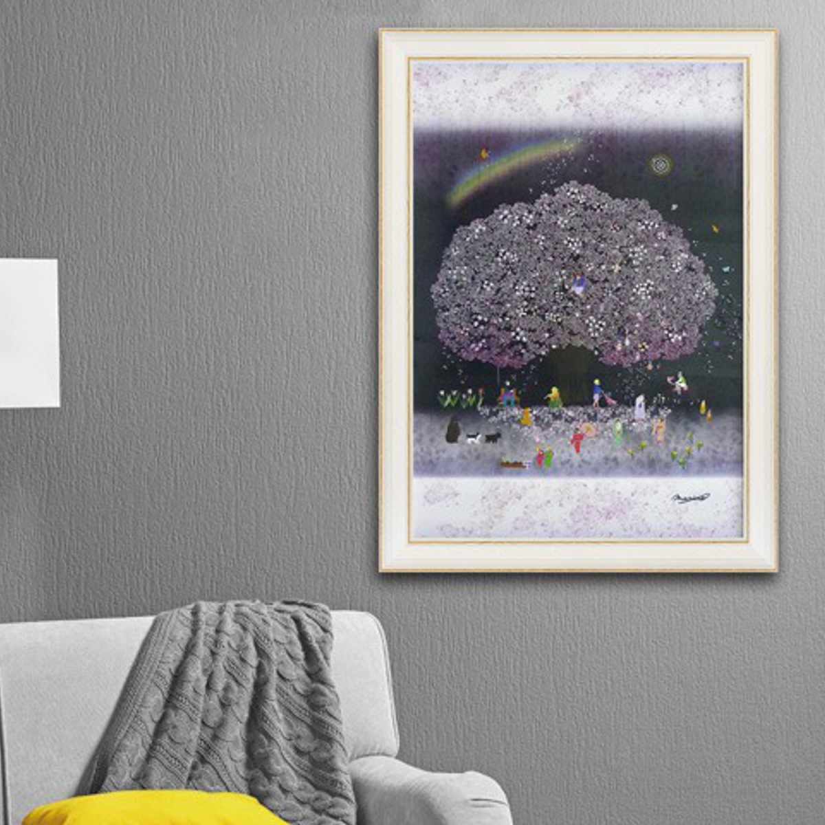 アートパネル なかの まりの 79×58cm （ 絵画 絵 アート インテリア 額