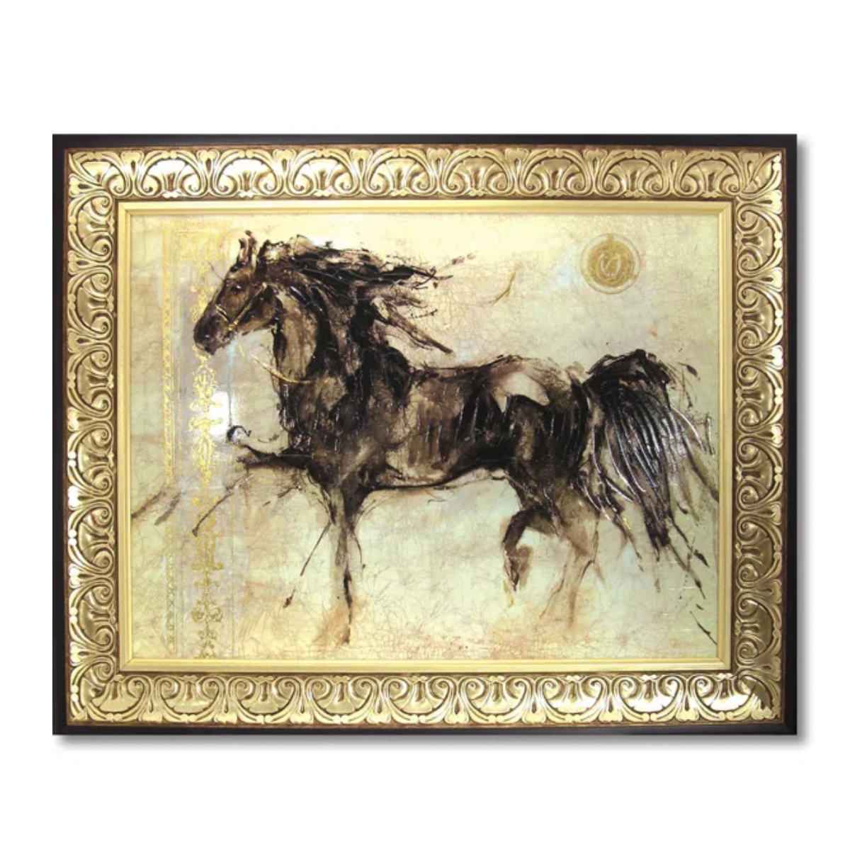 金運 開運 絵画 ゴットフライドマルタ シマウマ アート 馬
