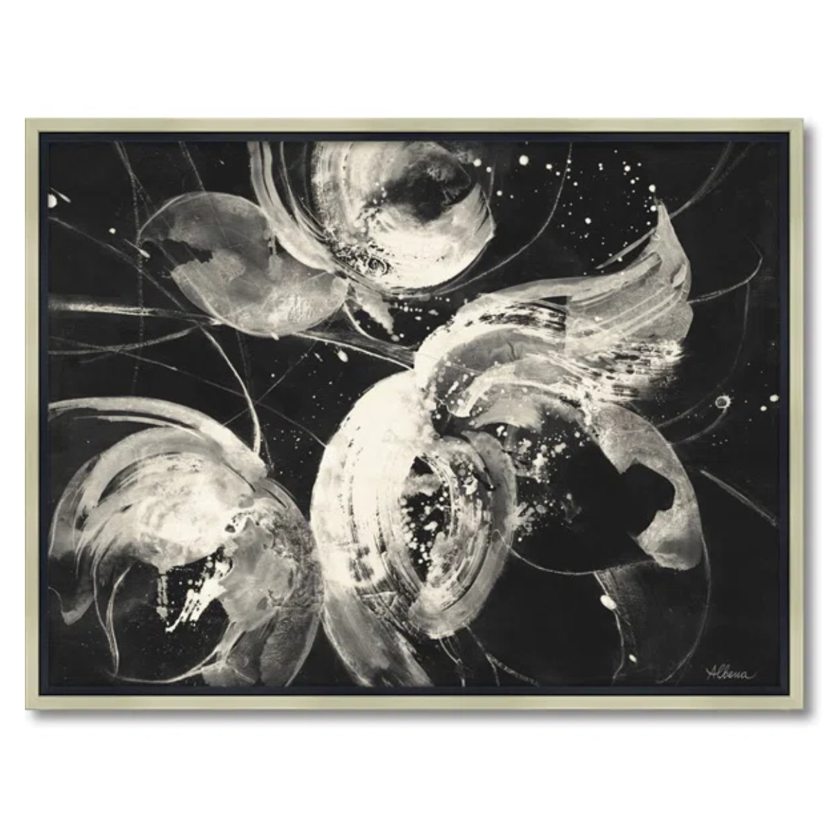 Y【保管品】アルベナの絵画　アルベナフリストバ　レプリカ　アートパネル　額付き アートパネル アルベナ フリストバ 83.5×63.5cm （ 絵画 絵 アート