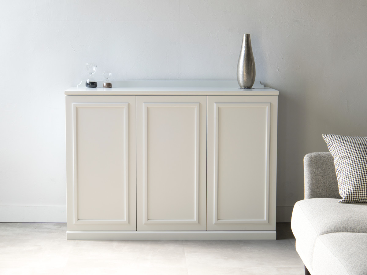 松永家具 キャビネット 幅120cm 完成品 日本製 ブール （ 開梱設置