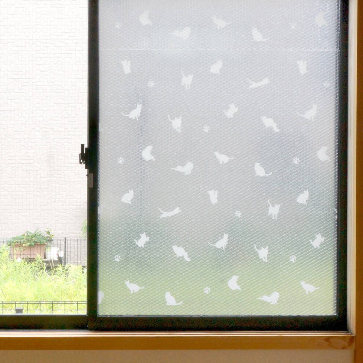 結露防止 シート 水で貼る 結露防止シート 1本タイプ 90cm×200cm （ 水