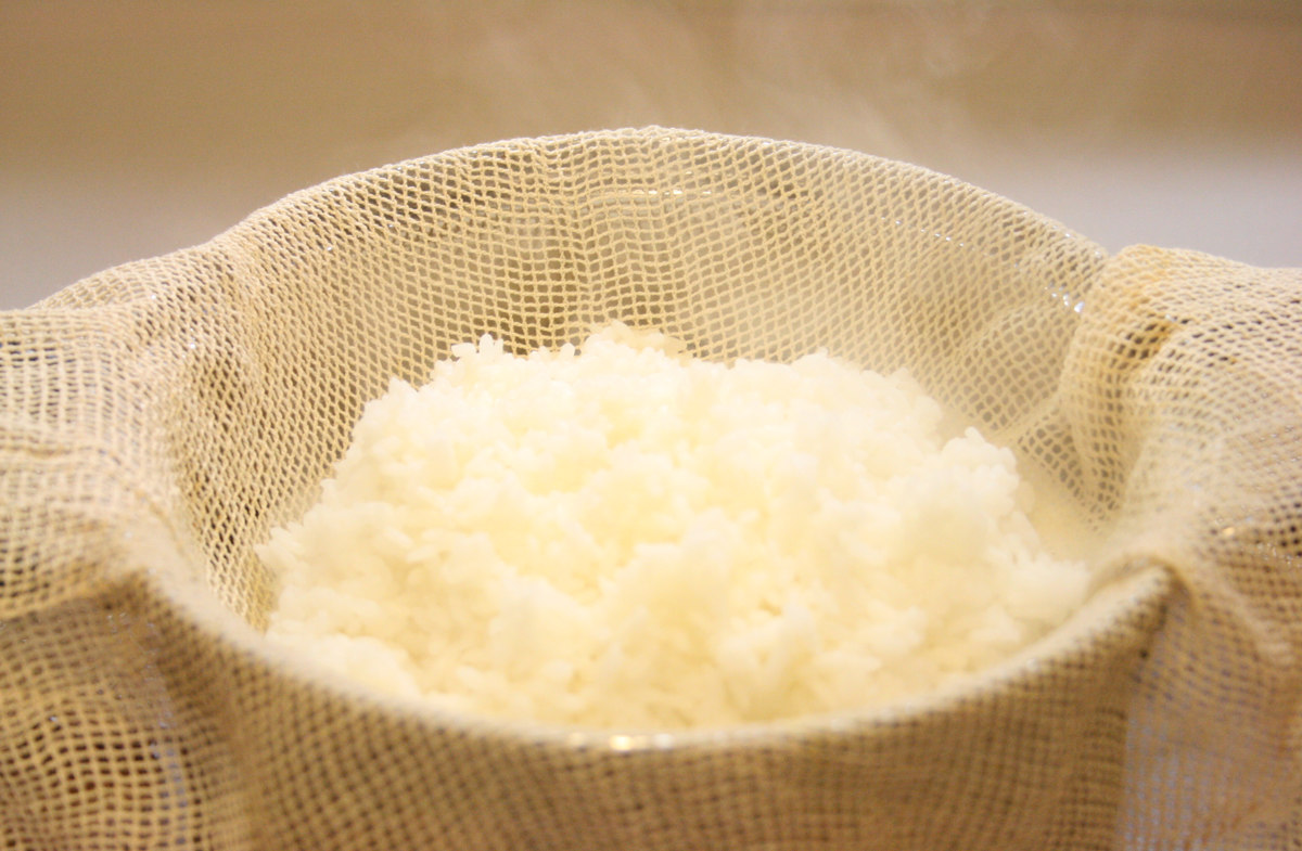 蒸し布 大 3〜5升用 88×88cm （ 綿100％ 蒸し器 せいろ 蒸篭 蒸籠