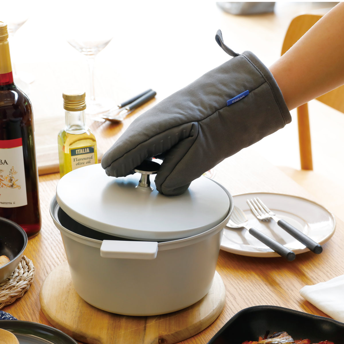 CB JAPAN ミトン コパン 蒸れにくいシリコン＆コットンミトン