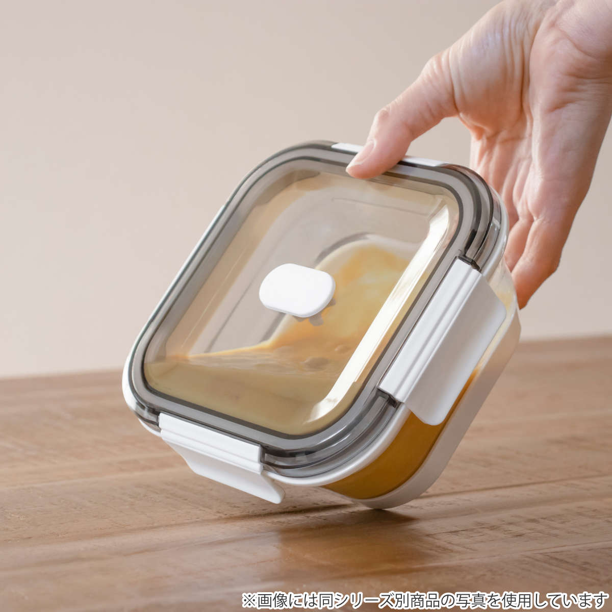保存容器 800ml Felio たためるシリコン保存＆ランチBOX 丸型