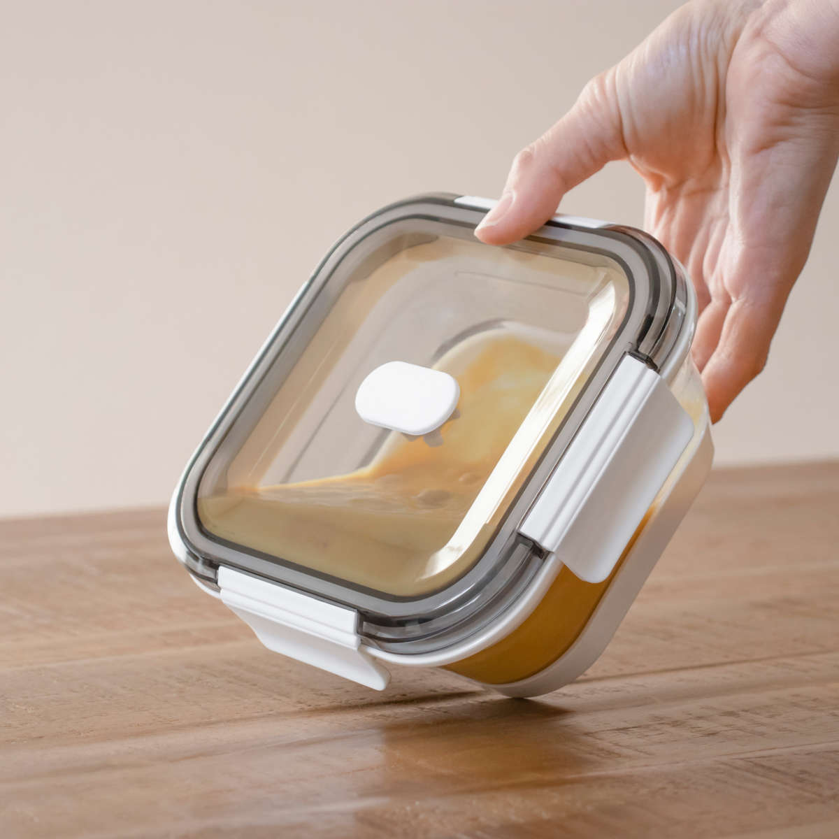 スーパーオーバル海苔全形保存容器３個.ウェーブ角型大レンジ専用容器 保存容器 500ml Felio たためるシリコン保存＆ランチBOX 角型