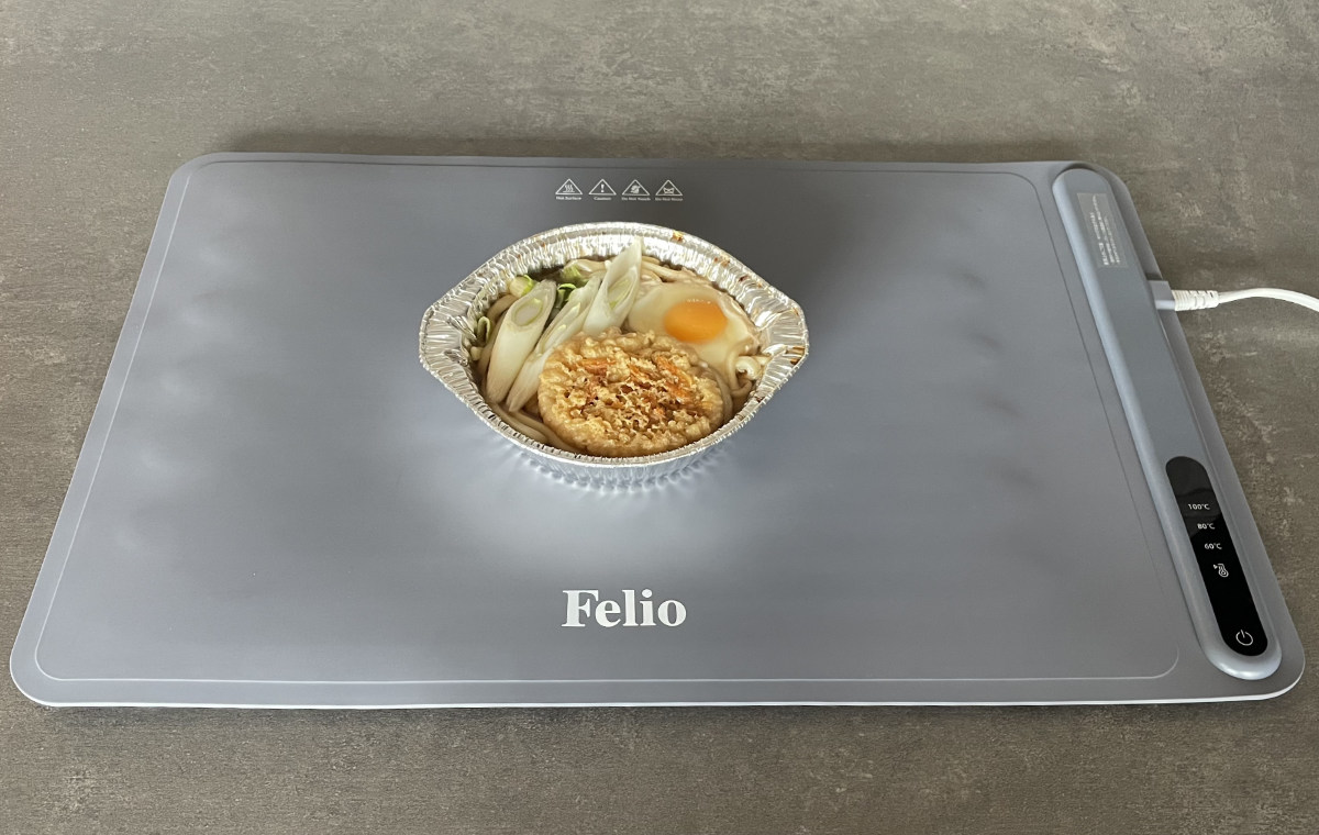 食卓用フードウォーマー 大判タイプ Felio （ フェリオ 保温プレート