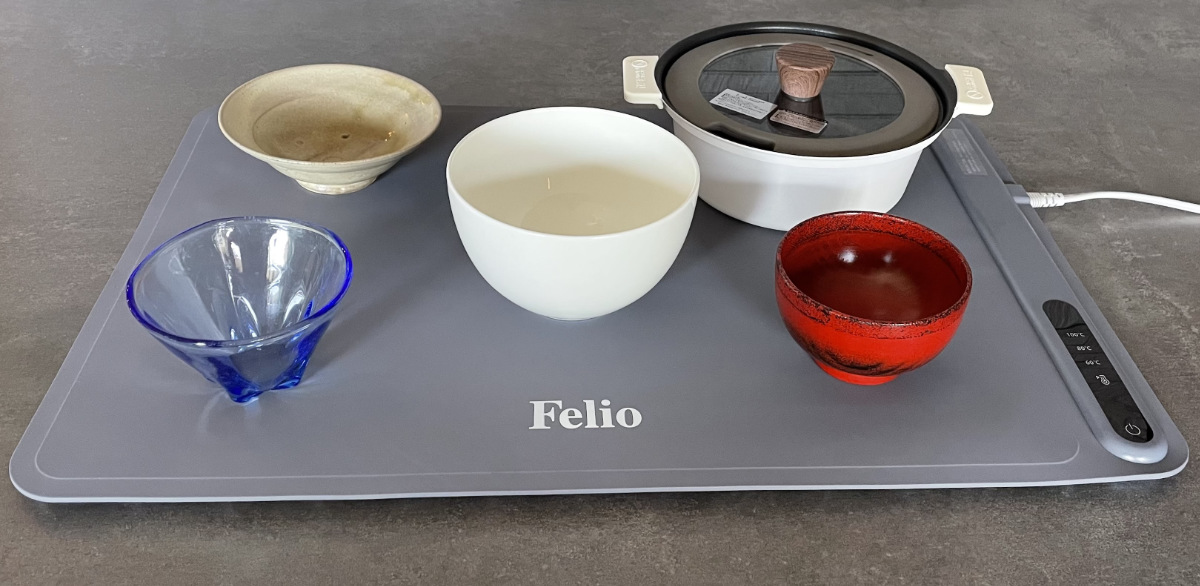 食卓用フードウォーマー 大判タイプ Felio （ フェリオ 保温プレート