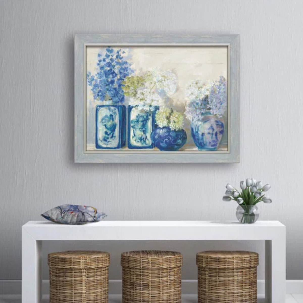 アートパネル キャロル ローワン 『レディー マントル』 68×53cm （ 絵画 絵 アート インテリア 額入り 壁掛け おしゃれ ゲル加工 花 ）_2