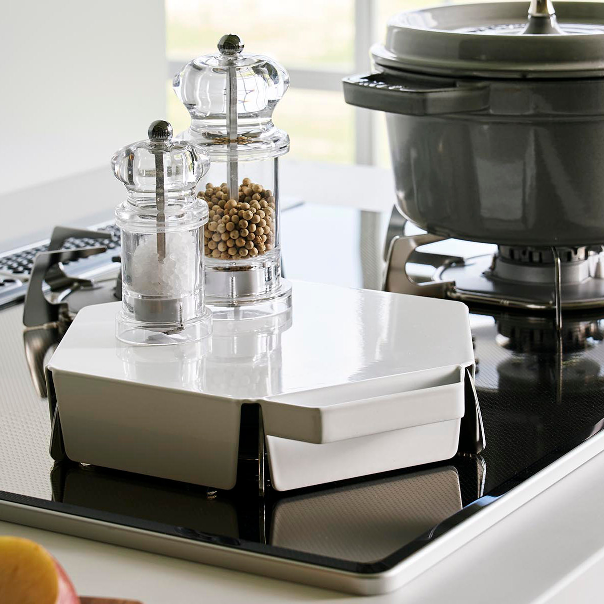 tower 山崎実業 立てて置ける五徳カバー タワー （ 4903208014137