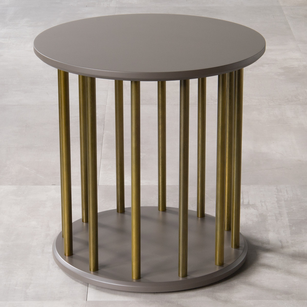 松永家具 サイドテーブル 円型 直径45cm 高さ45cm BOULE （ 開梱設置