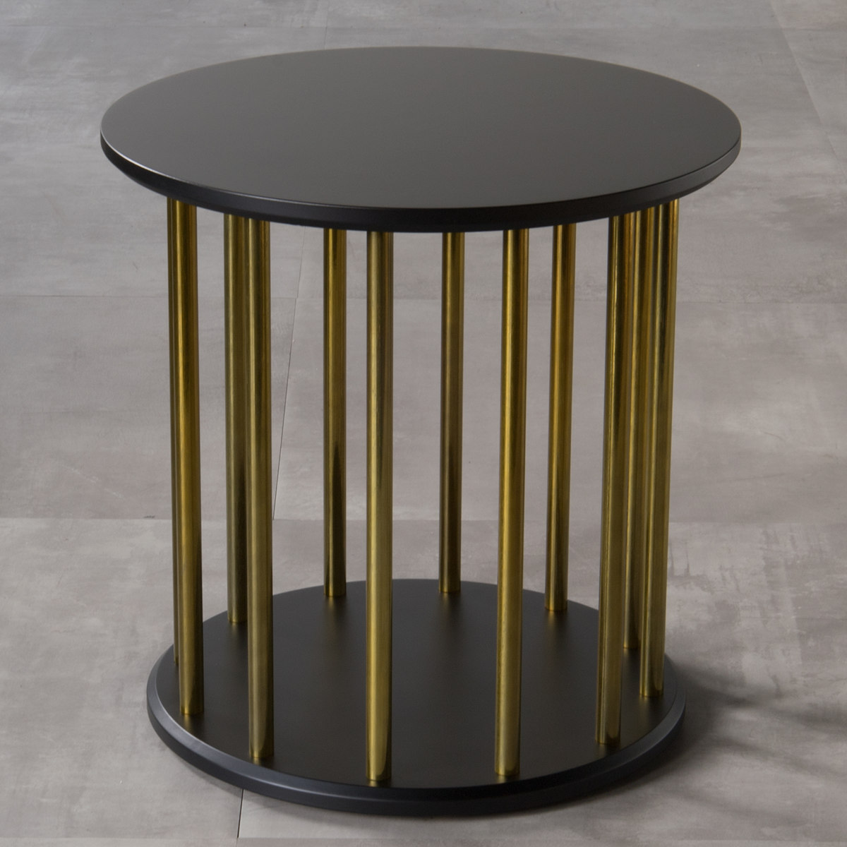 松永家具 サイドテーブル 円型 直径45cm 高さ45cm BOULE （ 開梱設置