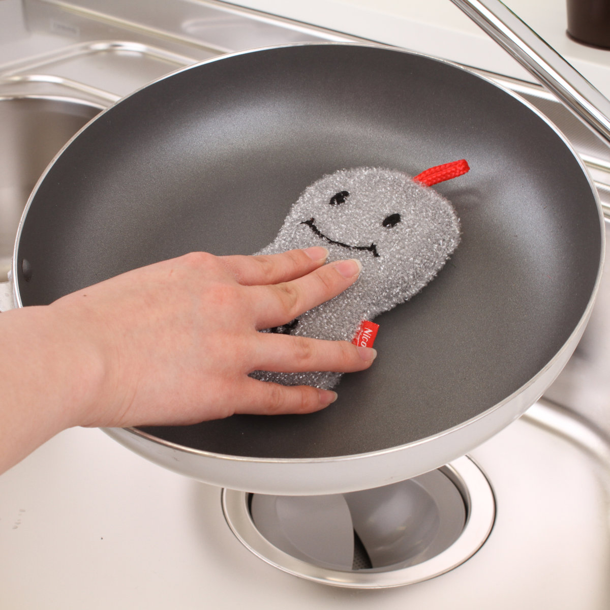 食器用スポンジ ニコニコスポンジ グッド ルー...の詳細画像1