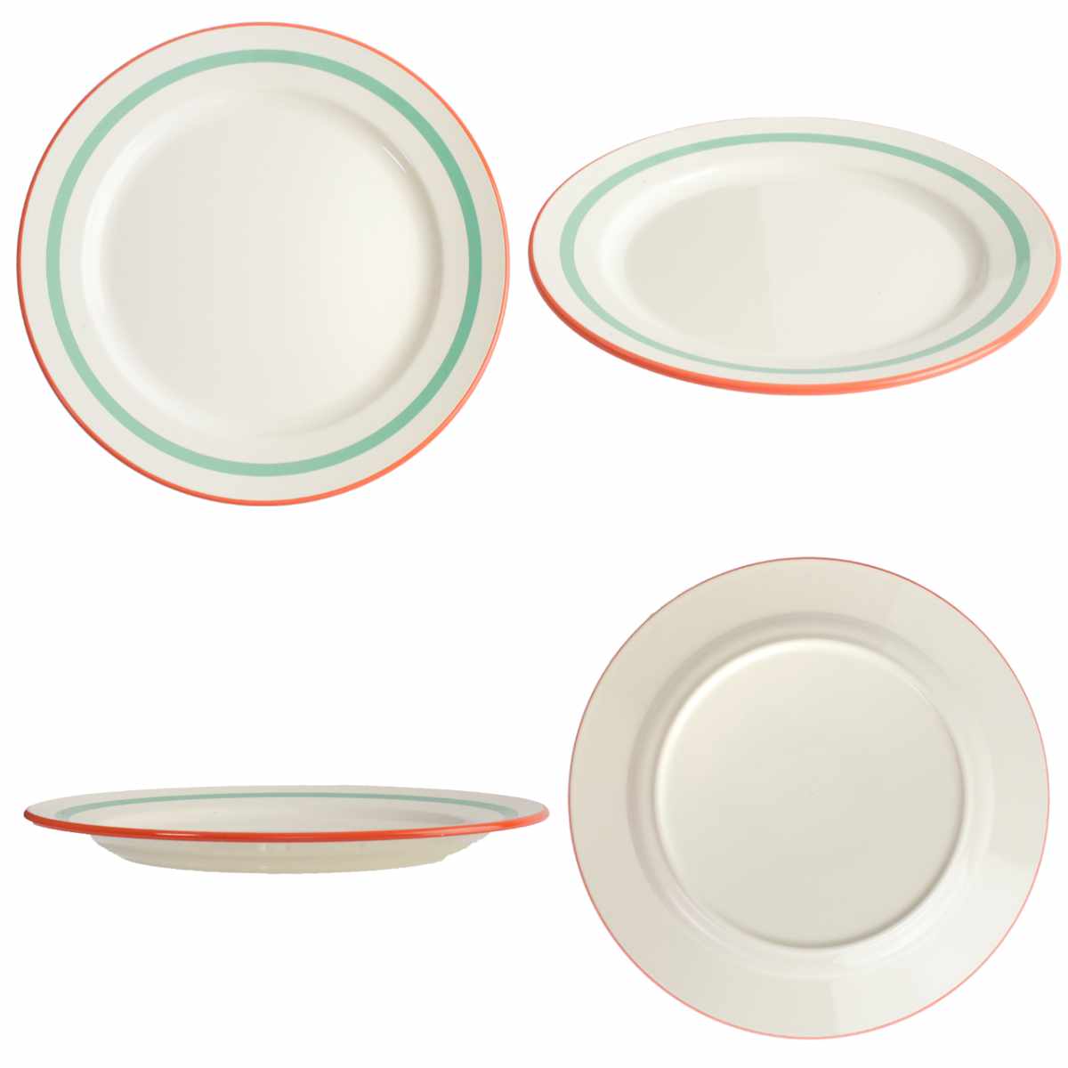 プレート 18cm Linea 同色3枚セット （ 食洗機対応 電子レンジ対応 皿