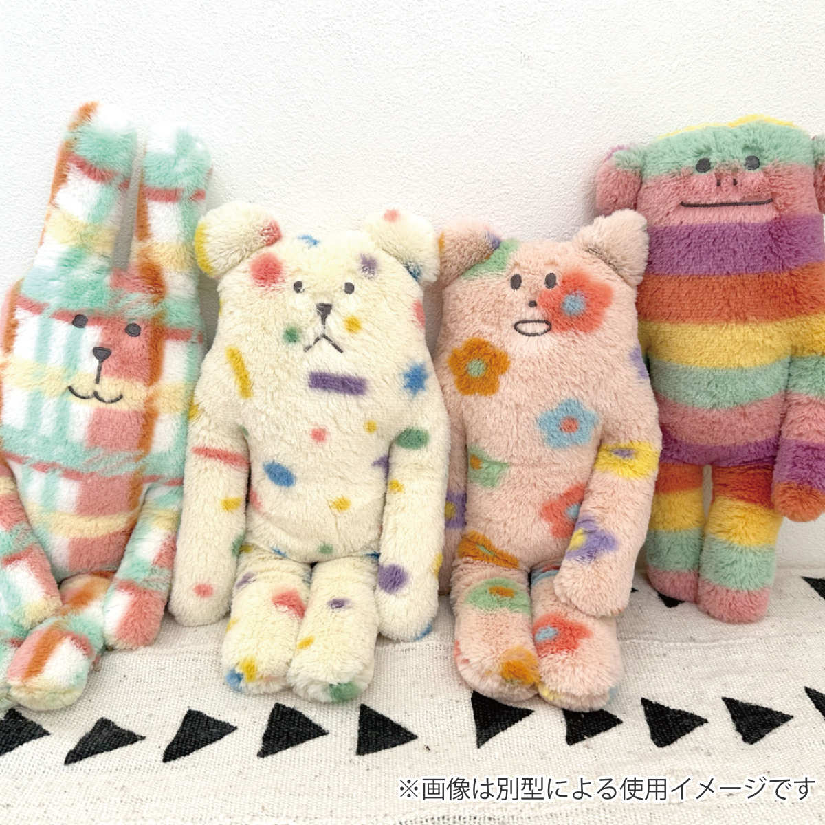 CRAFTHOLIC クッション LEALEA CRAFT （ かわいい ウサギ クマ ネコ