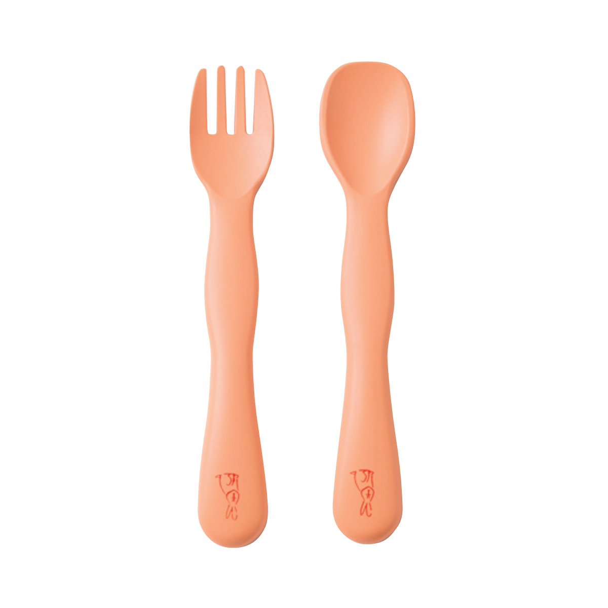 未使用新品 韓国 食器ナプチョン ユギ プレート&スプーンフォーク org.jpg