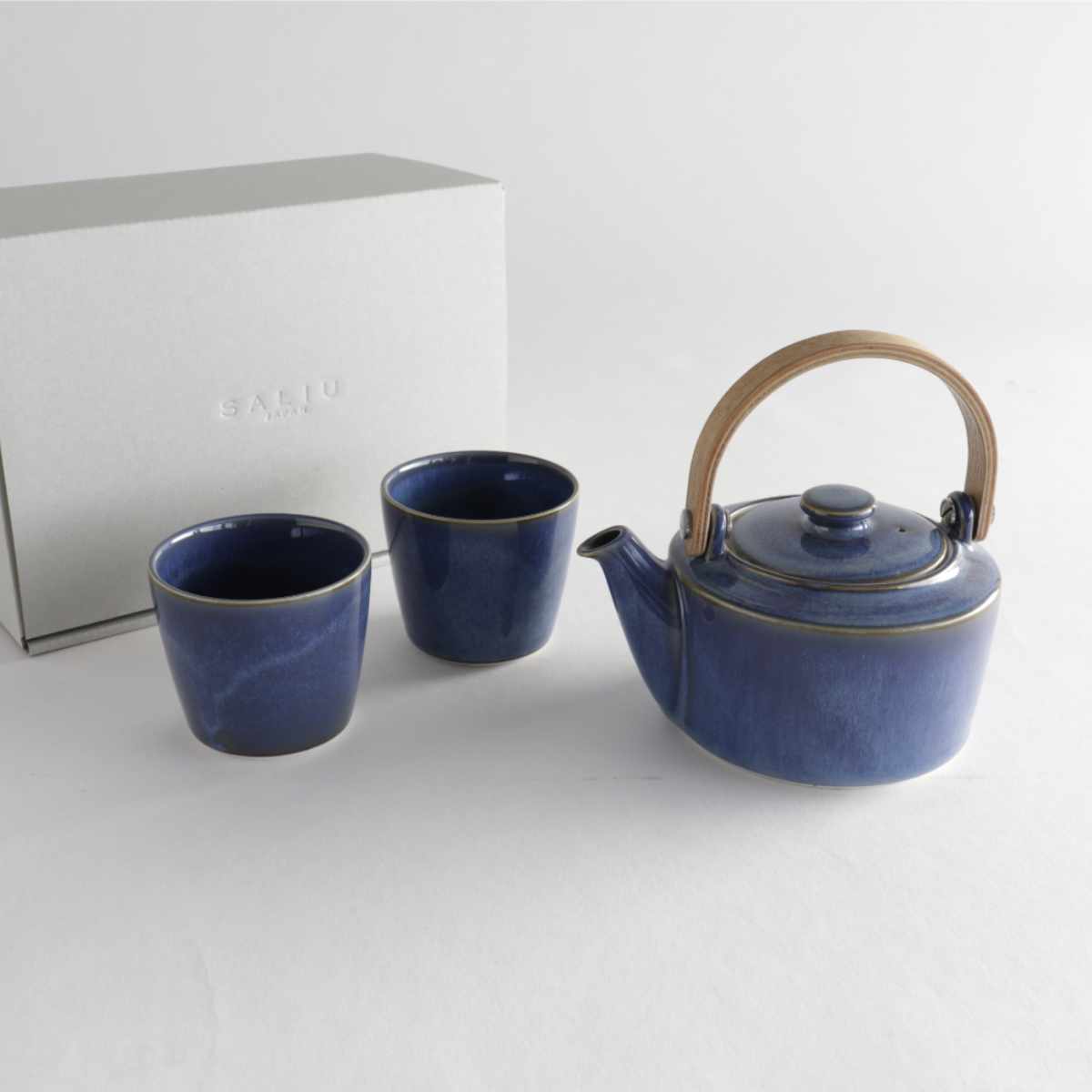 清水焼 陶泉作 急須 湯呑み 保温保冷ポット セット 昭和レトロ 魔法瓶 471642-1.jpg