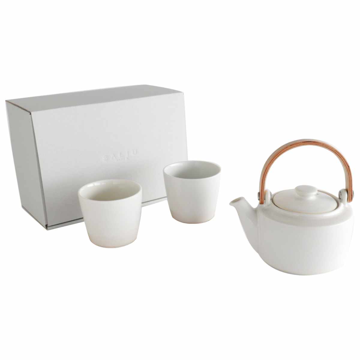 LOLO（ロロ） 土瓶 湯呑み ギフトセット 420ml SALIU 祥 磁器 （ 急須