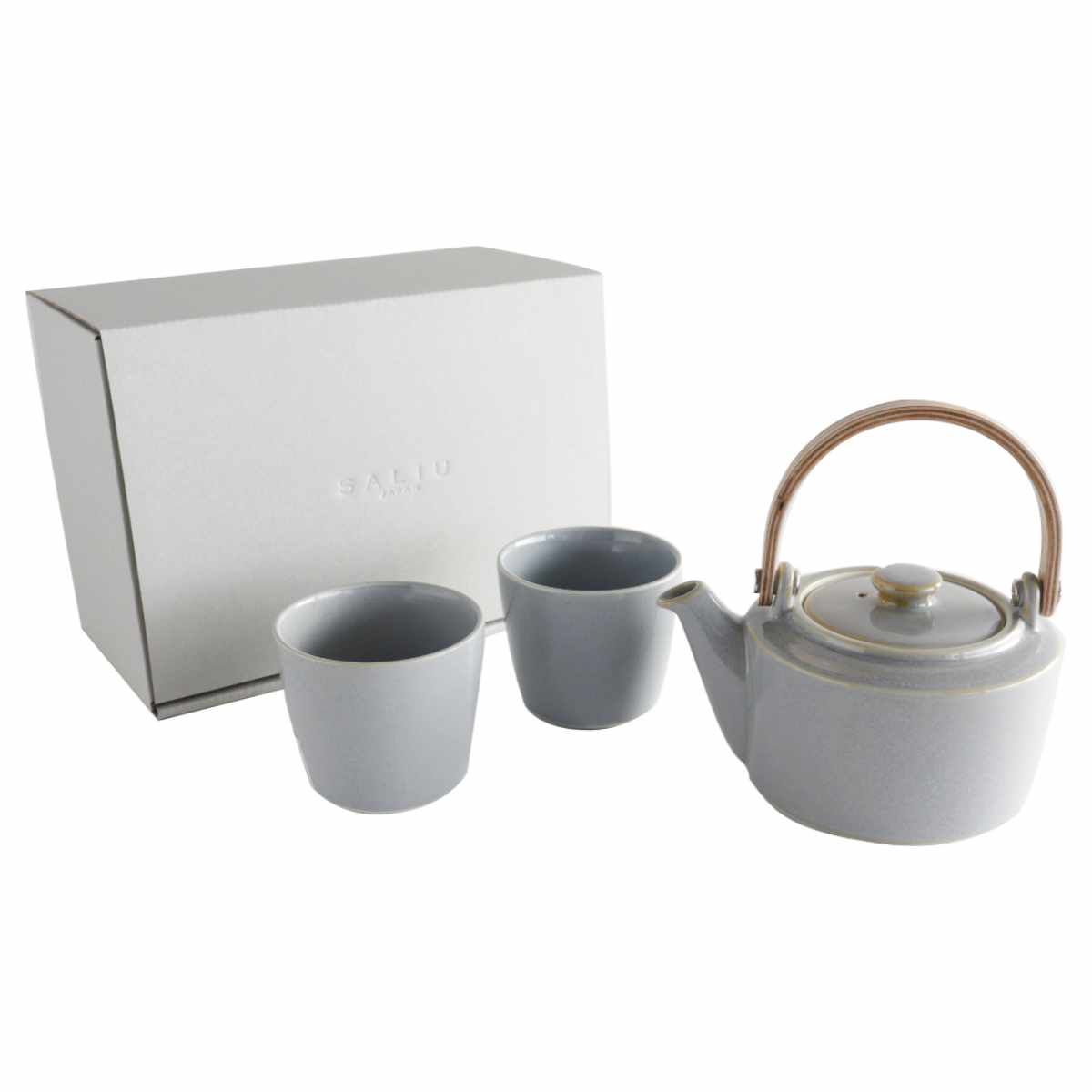 LOLO（ロロ） 土瓶 湯呑み ギフトセット 420ml SALIU 祥 磁器 （ 急須