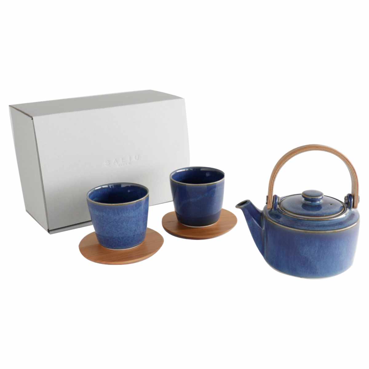 LOLO（ロロ） 土瓶 湯呑み 茶敷付き ギフトセット 420ml SALIU 祥 磁器