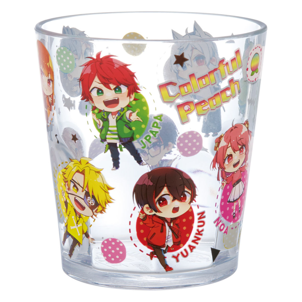 スケーター コップ 280ml カラフルピーチ プラスチック （ カップ