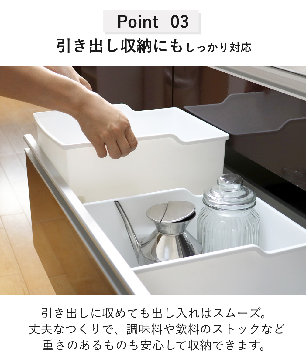 キッチン収納ケース 吊り戸棚ボックス ワイド ...の詳細画像4