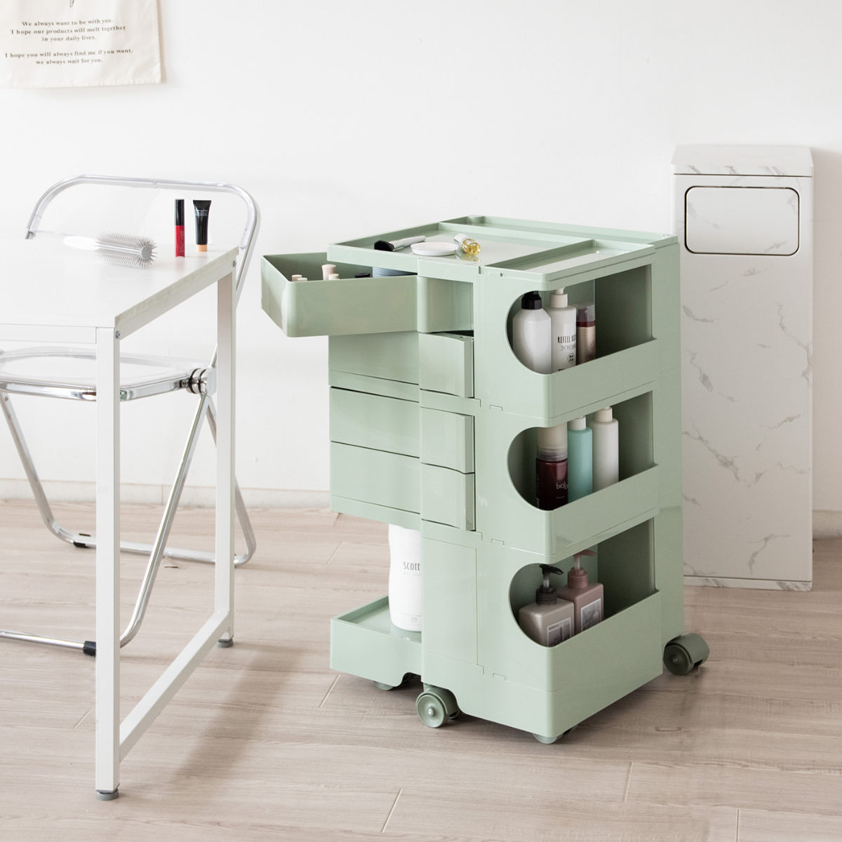 宮武製作所 マルチワゴン 幅43cm Pluna（プルーナ）ハイタイプ 四面