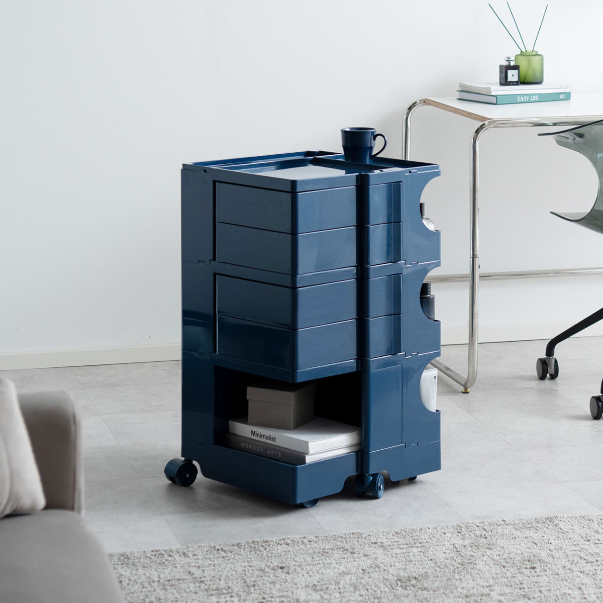 宮武製作所 マルチワゴン 幅43cm Pluna（プルーナ）ハイタイプ 四面