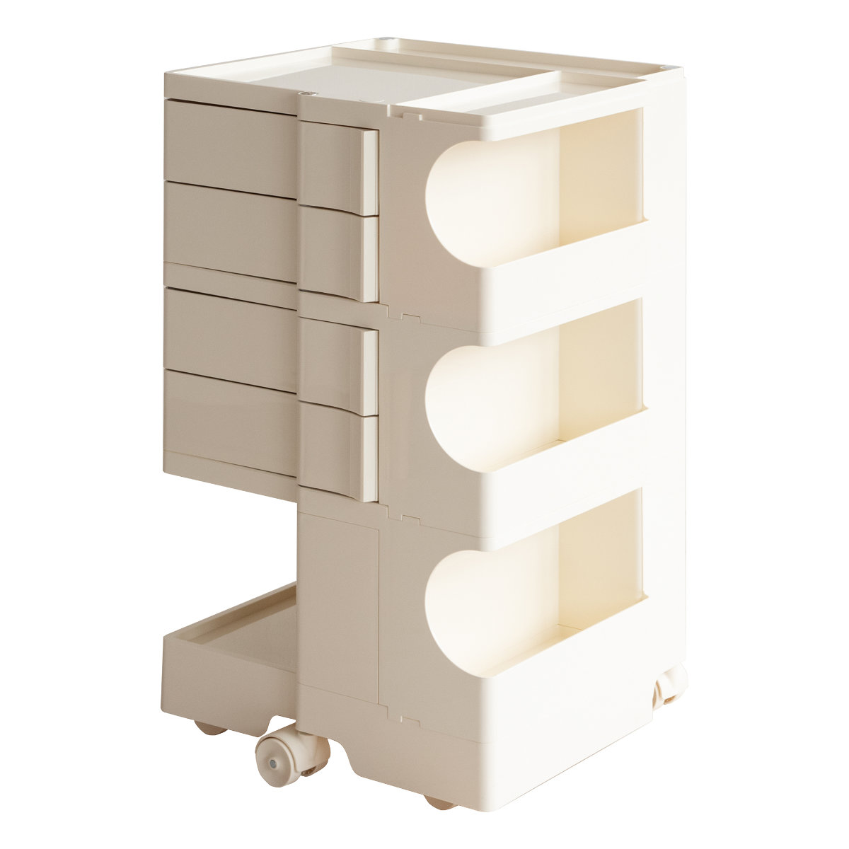 【未使用☆】マルチワゴン Pluna プルーナ 宮武製作所 ハイタイプ オレンジ 宮武製作所 MIYATAKE マルチワゴン Pluna（プルーナ） | 小物収納