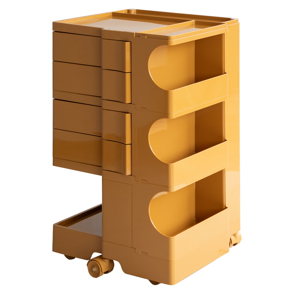 【未使用☆】マルチワゴン Pluna プルーナ 宮武製作所 ハイタイプ オレンジ 宮武製作所 マルチワゴン 幅43cm Pluna（プルーナ）ハイタイプ 四面