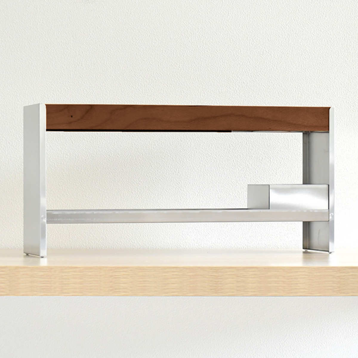 キッチンラック スパイス＆ツールラック 天然木 木目 （ スパイス