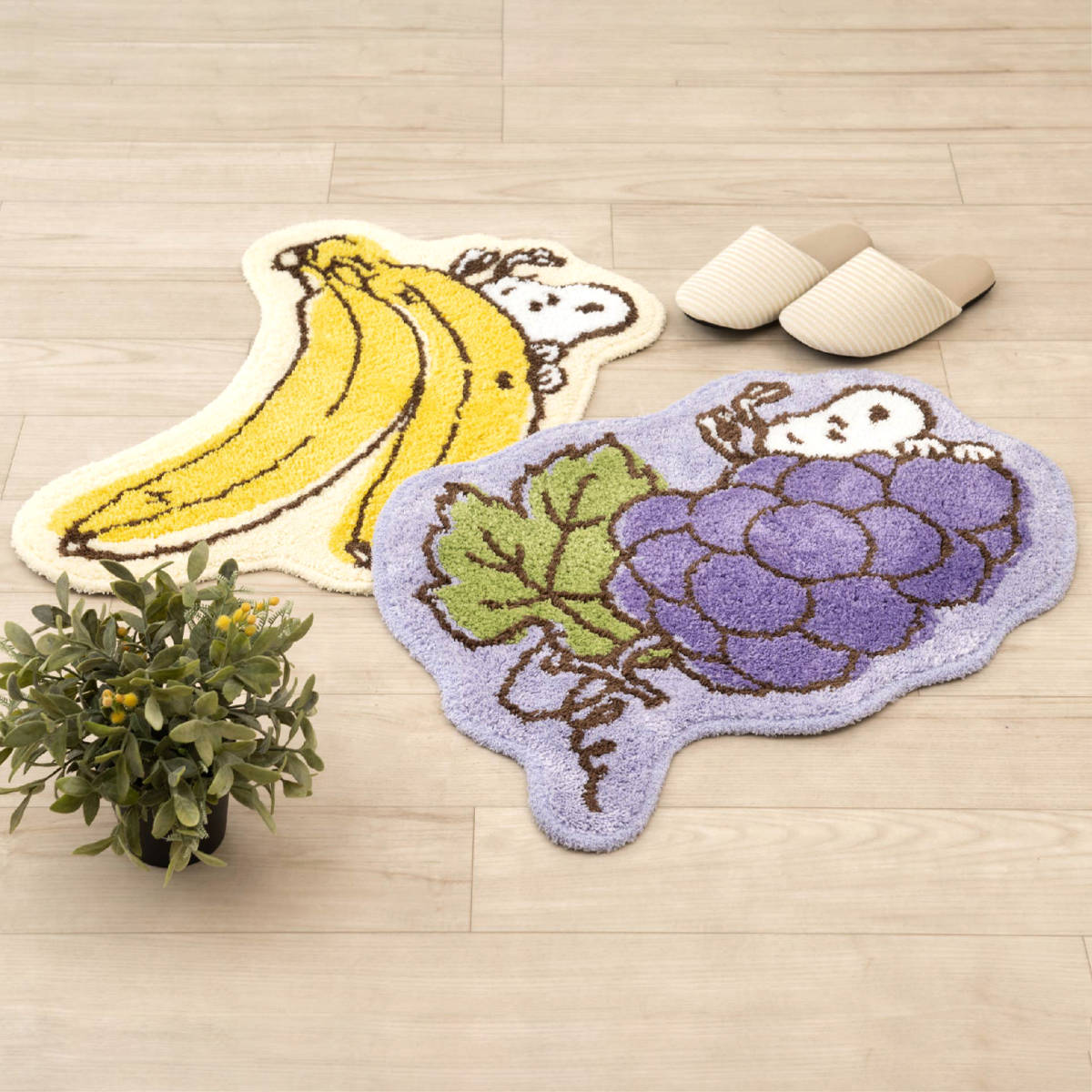 アクセントマット 洗面マット スヌーピー （ SNOOPY マット マルチマット インテリアマット すべり止め 洗濯可 ）