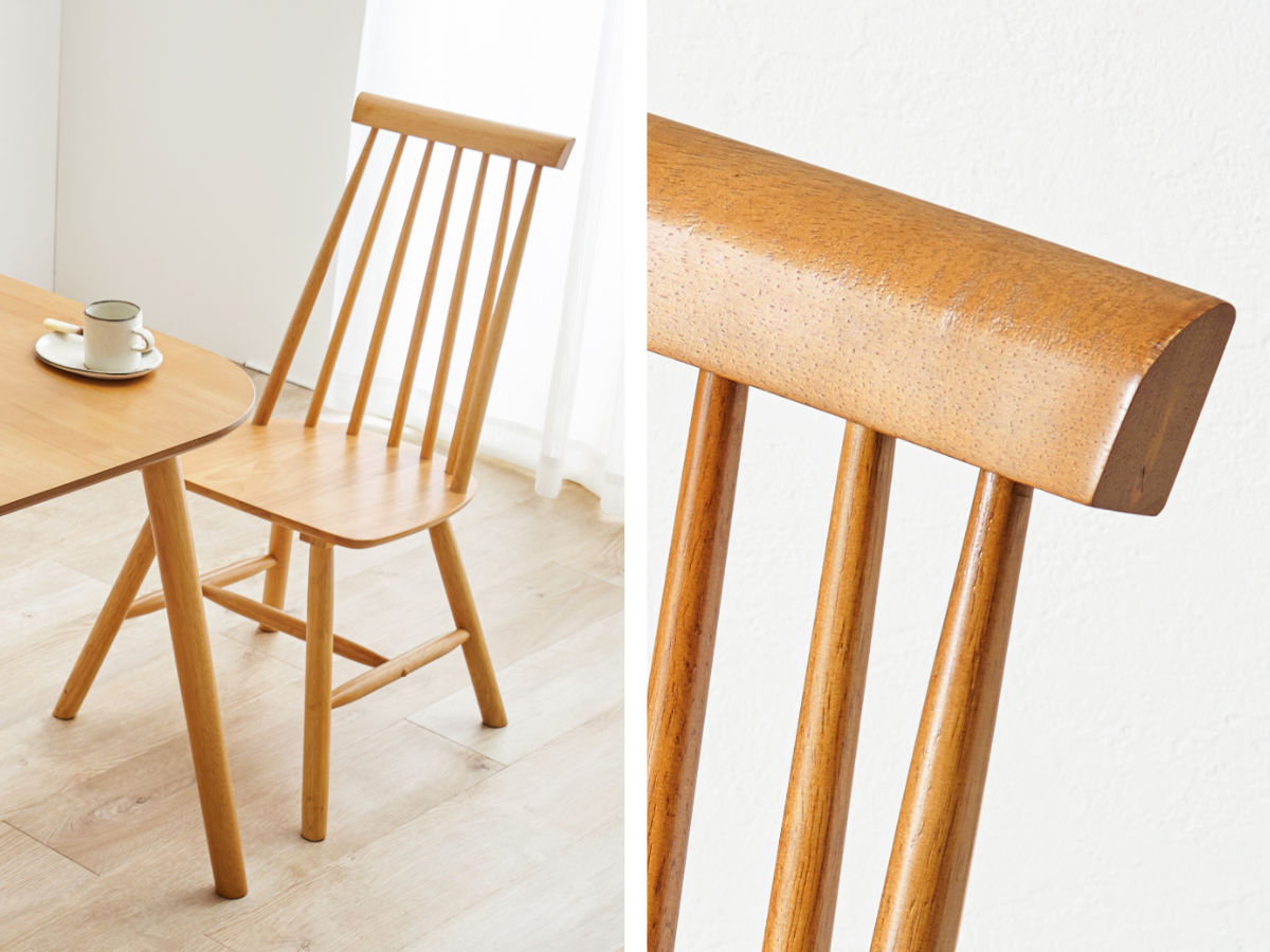 HAGiHARA（萩原） ダイニングチェア 同色2脚セット 座面高42cm