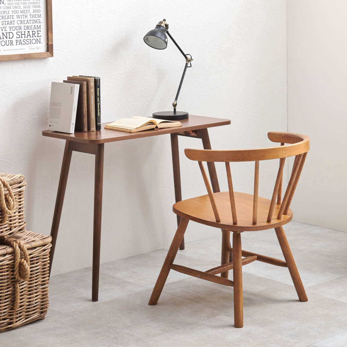 HAGiHARA（萩原） ダイニングチェア 同色2脚セット 座面高42cm ロー