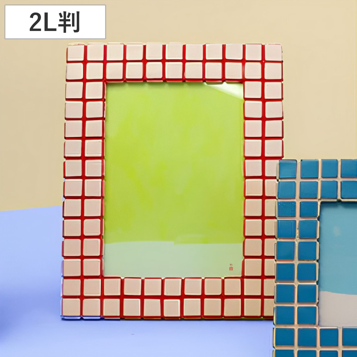 フォトフレーム MEX-01 2L判 セラミック （ 写真立て フォトスタンド