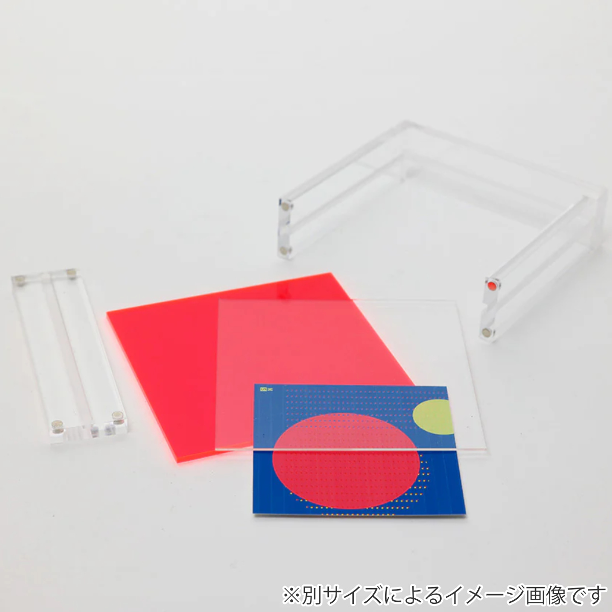 magnet フォトフレーム AMS-02 透明 アクリル （ 写真立て フォト