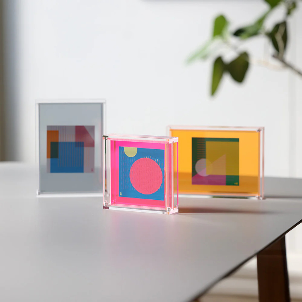 magnet フォトフレーム AMS-02 透明 アクリル （ 写真立て フォト