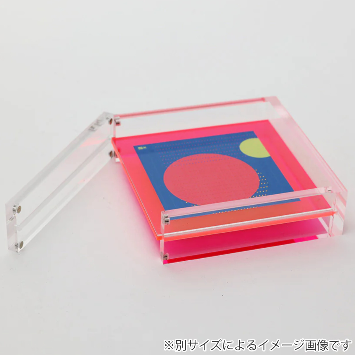 magnet フォトフレーム AMS-03 透明 アクリル （ 写真立て フォト