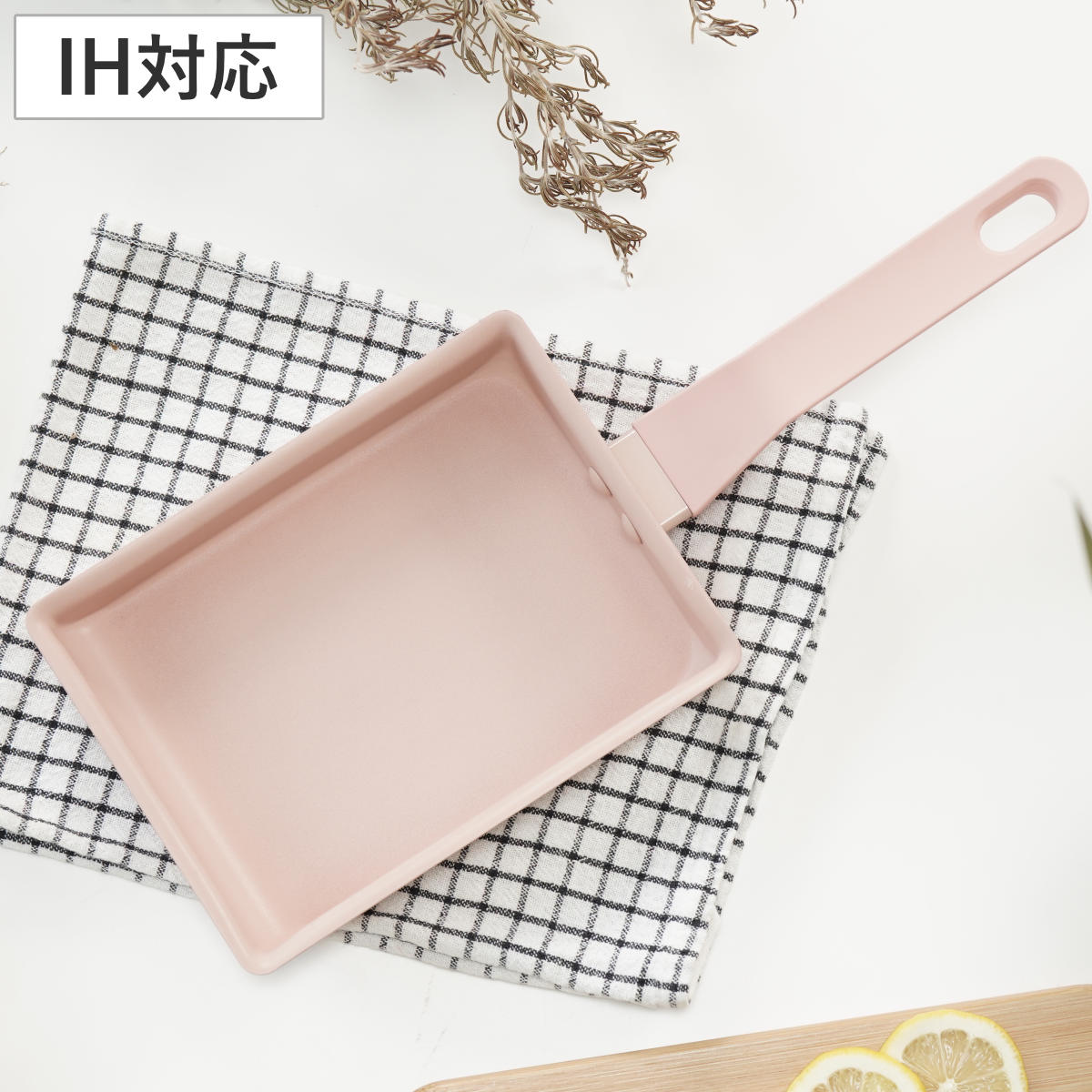 パール金属 卵焼き器 13×18cm IH対応 ROSA ふっ素加工 （ ガス火