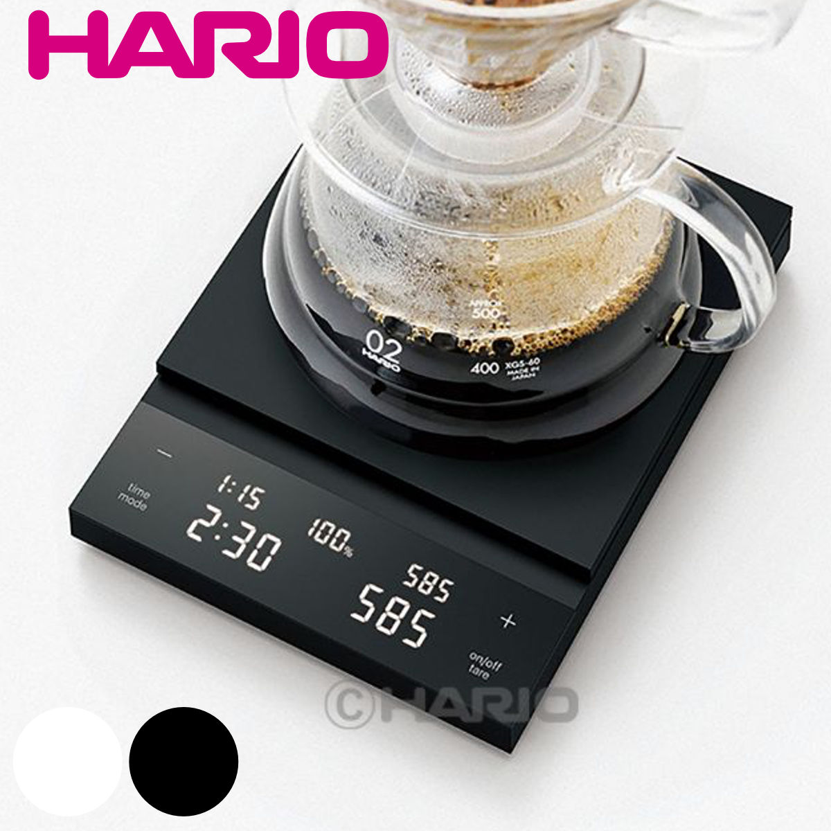 ハリオ コーヒースケール Coffee Scale Polaris （ HARIO 計算機能付き 珈琲スケール デジタルスケール ドリップスケール ）