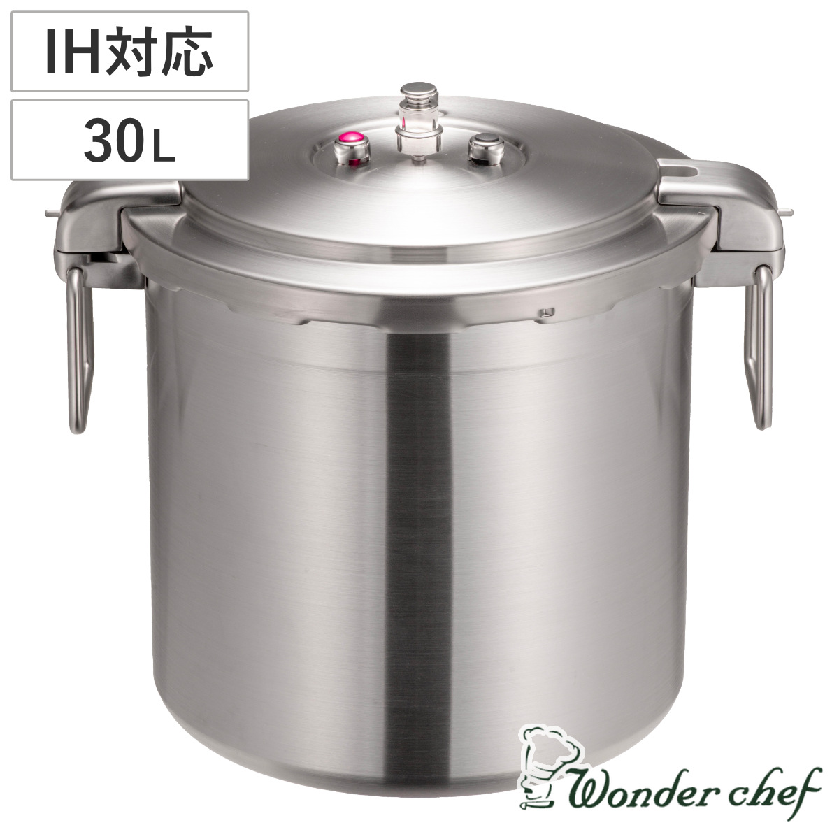 Wonder chef　ワンダーシェフ　業務用　圧力鍋　20L　IH対応 楽天市場】ワンダーシェフ 業務用圧力鍋 プロビッグサイズ 20L