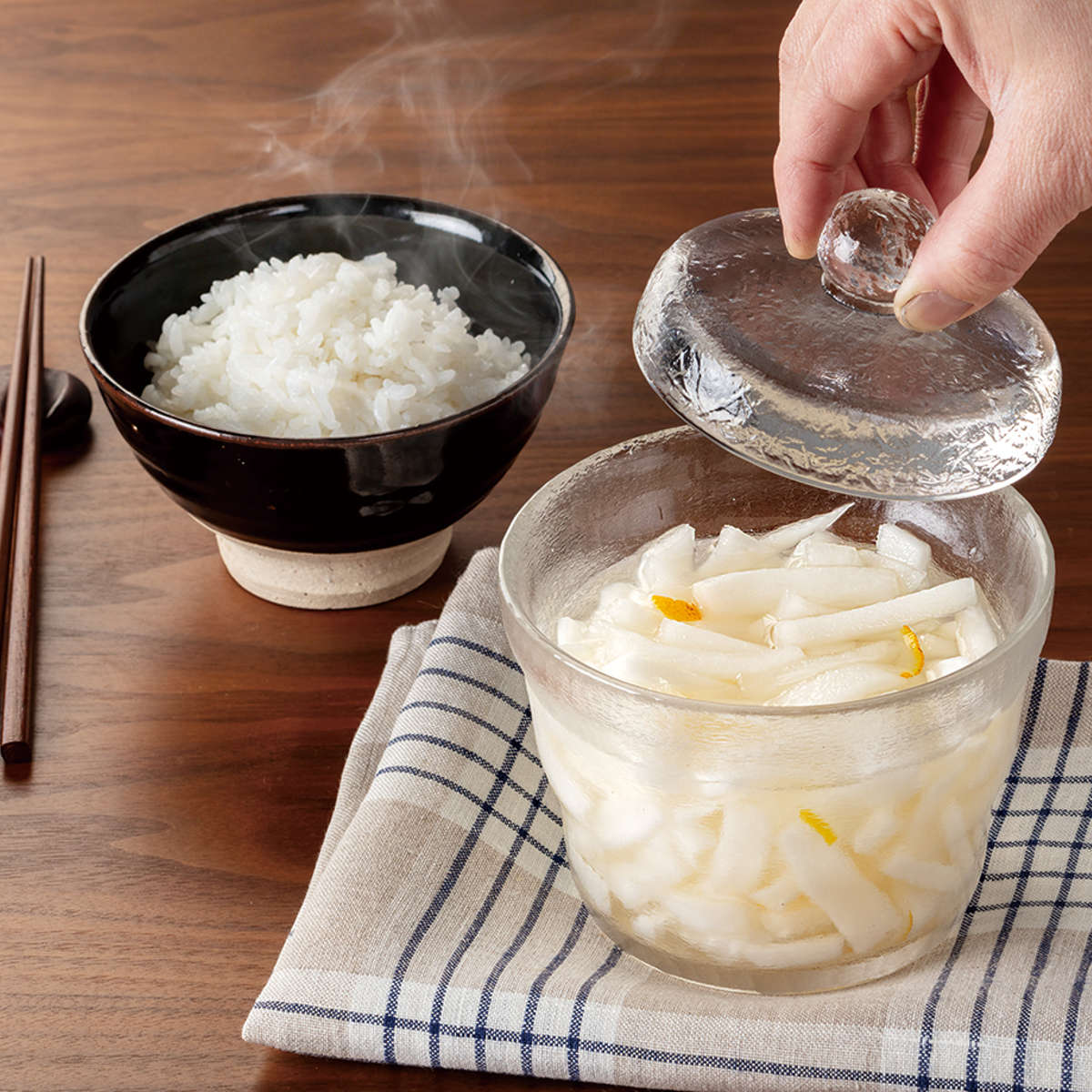 和平フレイズ 漬物鉢 キッチンアシスト 浅漬け ガラス 大 （ 漬物容器