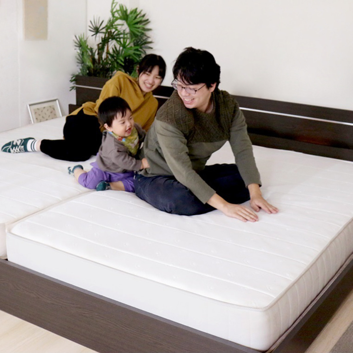 友澤木工 マットレス ダブル ポケット＆ボンネルコイル 圧縮梱包