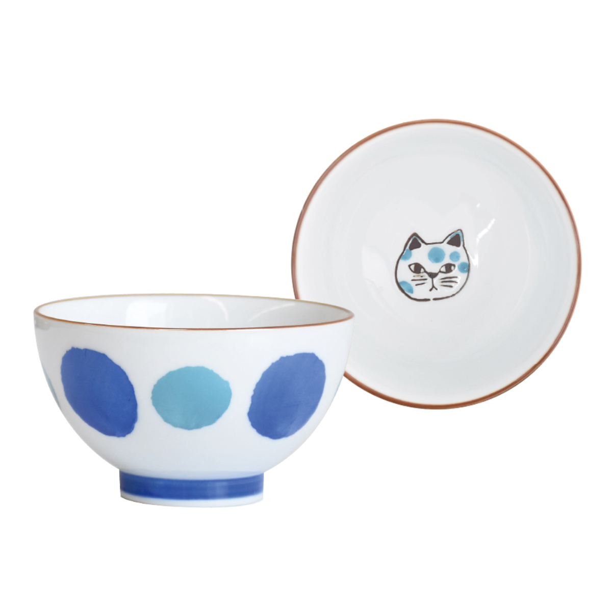 茶碗 ねこきぶん 飯碗 （ 10.7cm 陶磁器 波佐見焼 日本製 食洗機対応