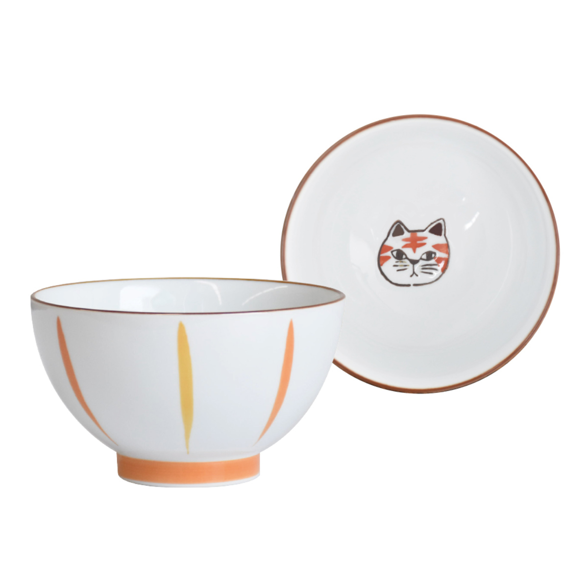 茶碗 ねこきぶん 飯碗 （ 10.7cm 陶磁器 波佐見焼 日本製 食洗機対応