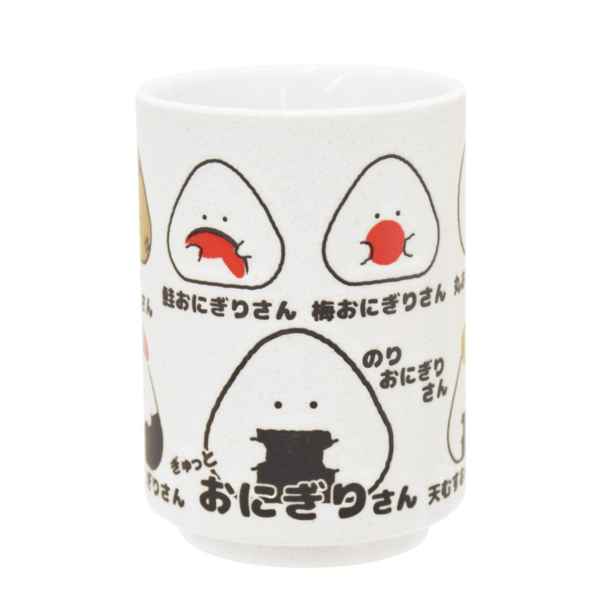 湯呑み 280ml ぎゅっとおにぎりさん 寿司湯呑 （ 陶磁器 美濃焼