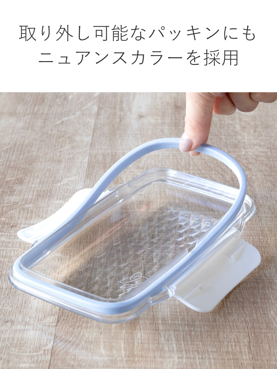 小森樹脂 お弁当箱 1段 500ml ダイヤカットドームランチボックス500