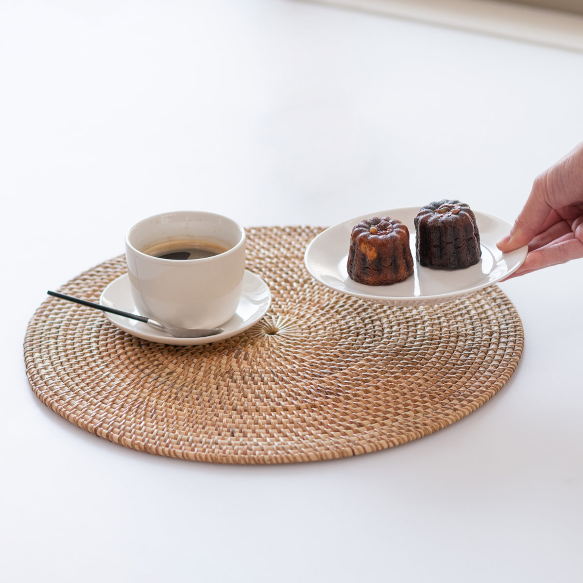 ランチョンマット ラタン プレイスマット ラウンド 円形