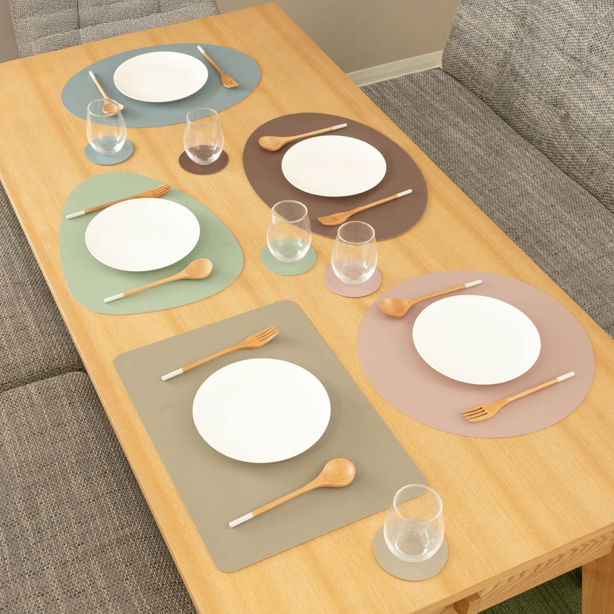 ランチョンマット ziczac トゥーゴー プレイスマット オーバル