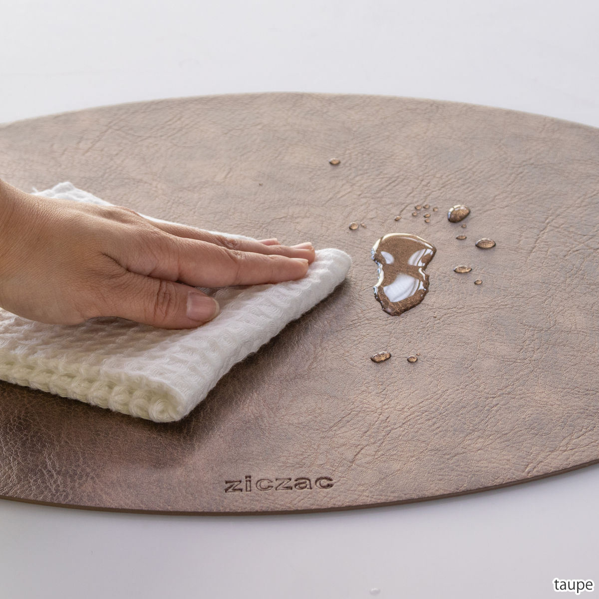 ランチョンマット レザー ziczac トロジャ 楕円形 （ ジックザック