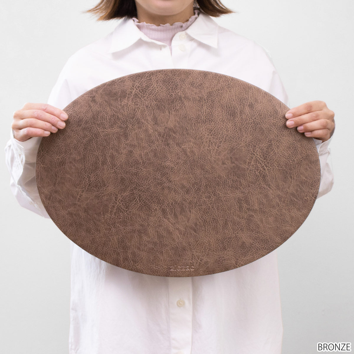 ランチョンマット レザー ziczac トロジャ 楕円形 （ ジックザック